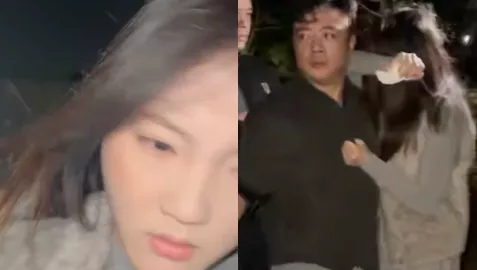 广东潮州-渣男小三当场社死全过程曝光-直播捉奸现场-正室深夜带家人围堵