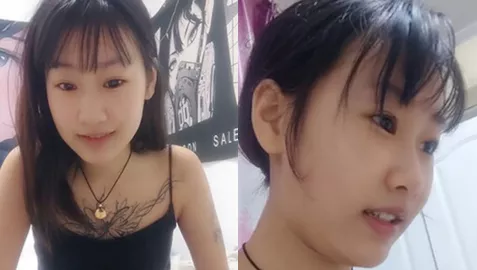 高雪宁-丸子头呆萌可爱型纹身精神表妹-黑龙江禁忌恋-出租房与表哥狂欢